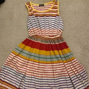 Sheer colorful dress